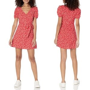 Billabong Scarlet Floral Mini wrap Dress